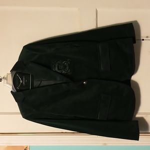 Tommy Hilfiger monogramed velvet blazer